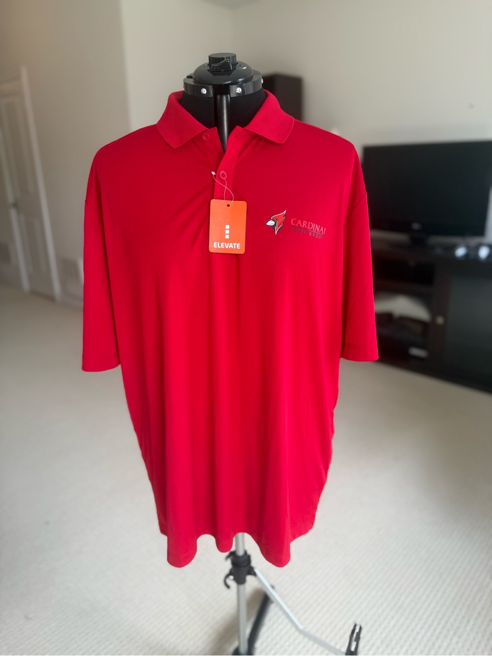 Elevate Men’s Cardinal Golf Performance Polo Shirt